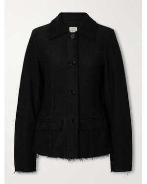 TOTEME Cotton-Twill Jacket - Black