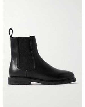 LEGRES 25 Leather Chelsea Boots - Black