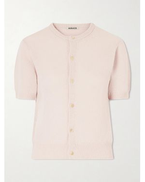 AURALEE Cashmere Cardigan - Natural