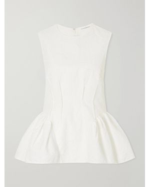 Cecilie Bahnsen Cbdaimi Cotton-Blend Matelassé Blouse - White