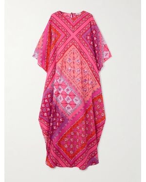 PUCCI Printed Cotton-Muslin Kaftan - Pink