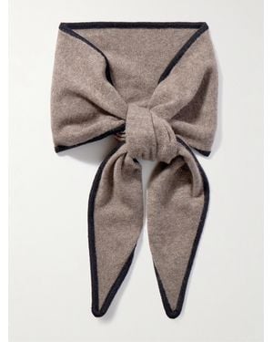 Lisa Yang Chelsea Cashmere Scarf - Grey