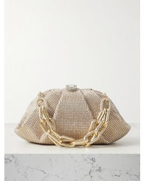 Judith Leiber Gemma Clutch Aus Satin Mit Kristallen - Natur