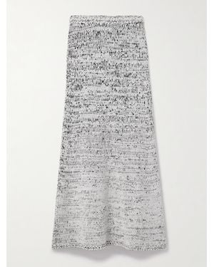Proenza Schouler Kerry Cotton-Blend Maxi Skirt - Grey