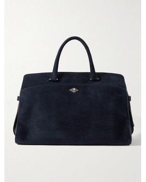 Metier Private Eye Medium Suede Tote - Blue