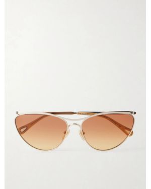Chloé Uma Cat-Eye-Tone Sunglasses - Metallic