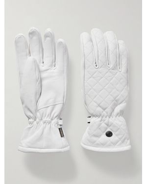 Goldbergh Nishi Padded Quilted Leather Gloves - Natural