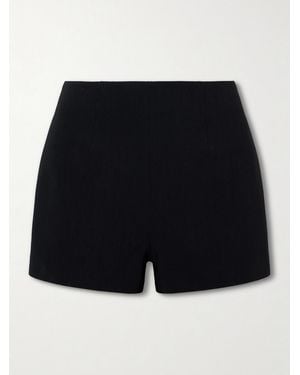 Veronica de Piante Luisa Shorts Aus Crêpe - Schwarz