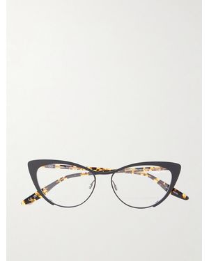 Barton Perreira Cheeky Cat-Eye Tortoiseshell Acetate And Metal Optical Glasses - Natural