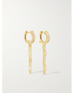 SHAY Boucles D'Oreilles En Or 18 Carats (750/1000) Et Diamants - Métallisé