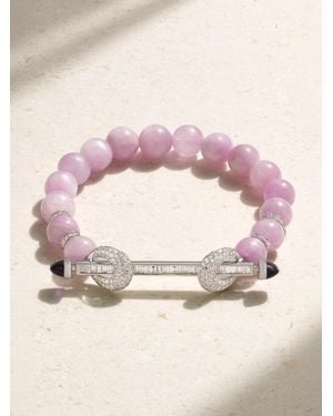 ANANYA Chakra 18-Karat Multi-Stone Bracelet - Pink