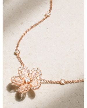 David Morris Miss Daisy 16&Quot; 18-Karat Rose Diamond Necklace - Natural