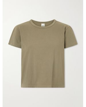 Leset The Margo Cotton-Jersey T-Shirt - Green