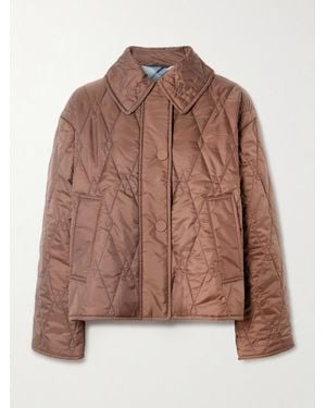 Barbour Bernadette Quilted Shell Jacket - Brown
