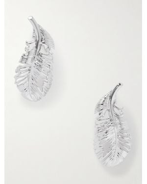 Oscar de la Renta Tone Earrings - White