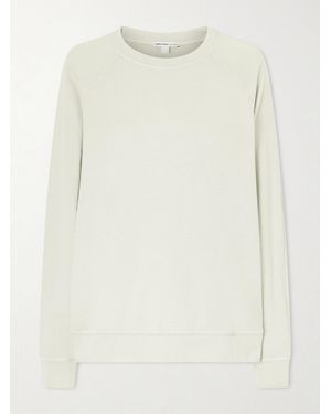James Perse Supima Cotton-Terry Sweatshirt - Natural