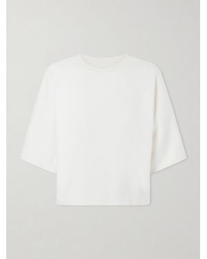 OSSOU Rift Cotton-Blend Jersey T-Shirt - White