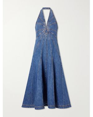 Cult Gaia Rowyn Denim Midi Dress - Blue