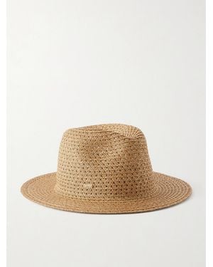 Eugenia Kim Lillian Embellished Raffia-Effect Hat - Natural