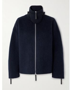 Proenza Schouler Carina Wool-Blend Jacket - Blue