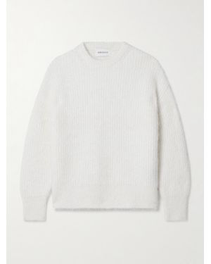 16Arlington Sephia Ribbed Alpaca-Blend Jumper - White
