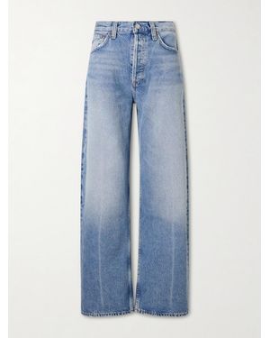 Agolde Arc Mid-Rise Wide-Leg Jeans - Blue