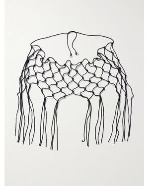 Deiji Studios Macramé Cord Belt - Black