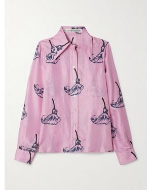 Alix Of Bohemia Dolly Hemd Aus Seide - Pink