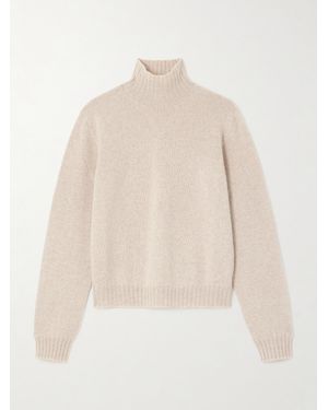 The Row Kensington Stehkragenpullover Aus Kaschmir - Natur