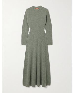 Altuzarra Cuddy Ribbed Cashmere Maxi Dress - Green