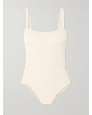 Calle Del Mar Ribbed-Knit Bodysuit - Natural