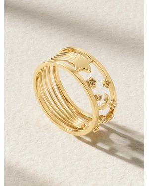 L'Atelier Nawbar Starry 18-Karat Diamond Ring - Metallic