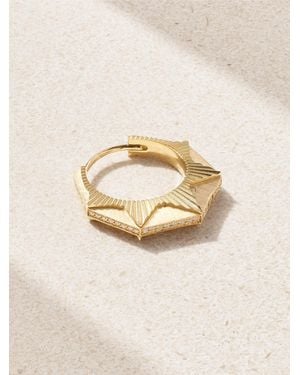 Marie Lichtenberg Nyc 18-Karat Diamond Single Hoop Earring - Natural