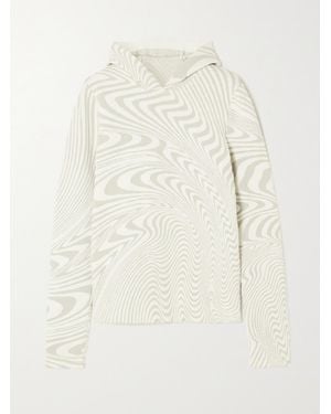 Aztech Mountain Ed Curtis Jacquard-Knit Hoodie - Natural