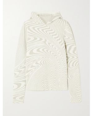 Aztech Mountain Ed Curtis Kapuzenpullover Aus Jacquard-Strick - Natur