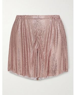 Rabanne Chainmail Mini Skirt - Pink