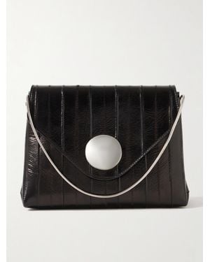 KHAITE Bobbi Eel Shoulder Bag - Black