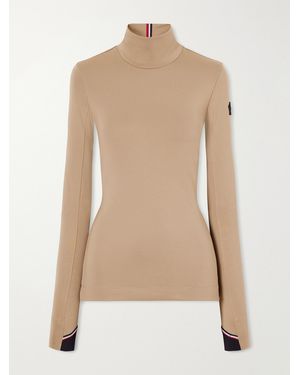 Moncler Stretch-Jersey Base Layer - Natural