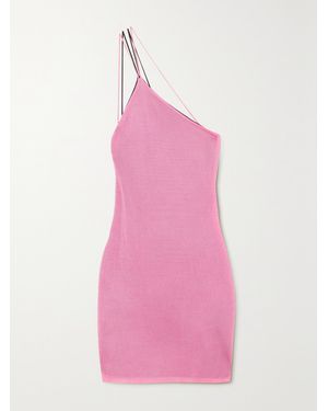 GAUGE81 Sebeta One-Shoulder Knitted Mini Dress - Pink