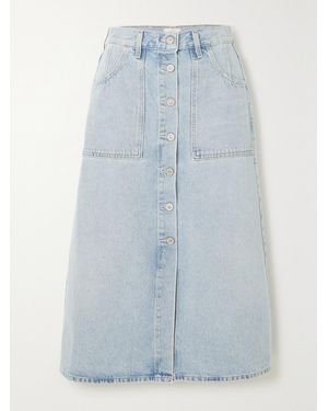 Citizens of Humanity Anouk Denim Midi Skirt - Blue
