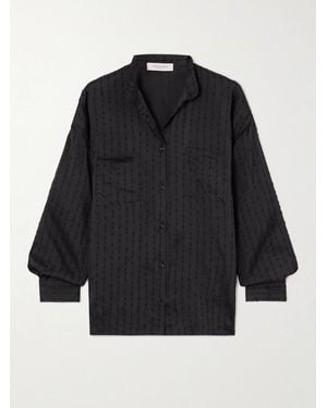 Giuliva Heritage The Ivy Fil Coupé Woven Shirt - Blue