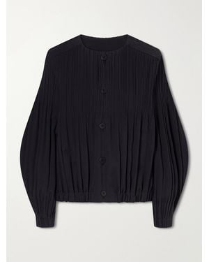 Pleats Please Issey Miyake September Plissé Jacket - Blue