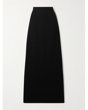 Valentino Garavani Silk-Cady Maxi Skirt - Black