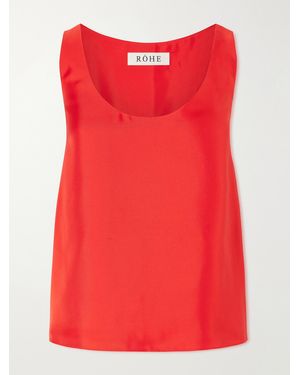 Rohe Silk-Satin Tank - Red