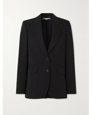 Stella McCartney Net Sustain Stretch-Wool Twill Blazer - Black