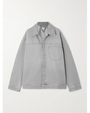 Bottega Veneta Veste En Jean - Gris