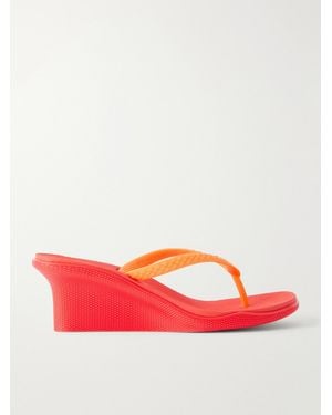 Bloumme Pilar Recycled Thong Sandals - Red