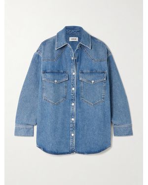 Agolde Lotta Organic Denim Shirt - Blue