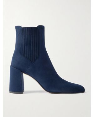 Gabriela Hearst Luke 90 Suede Ankle Boots - Blue