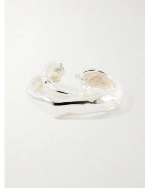 SIMUERO Lúa Sterling Ear Cuff - Natural